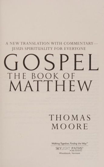 Gospel the Book of Matthew