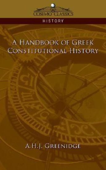 A Handbook of Greek Constitutional History