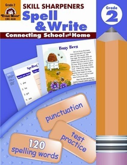 Skill Sharpeners: Spell & Write, Grade 2 Workbook