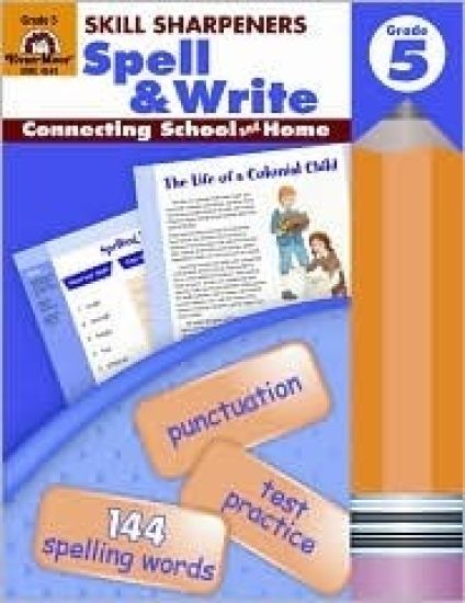Skill Sharpeners: Spell & Write, Grade 5 Workbook