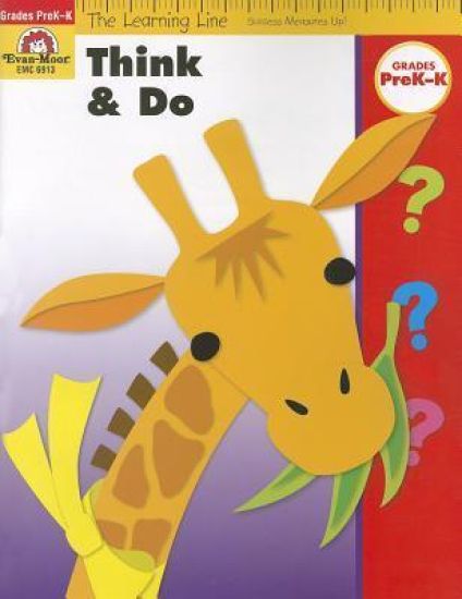 Learning Line: Think and Do, Prek - Kindergarten Workbook