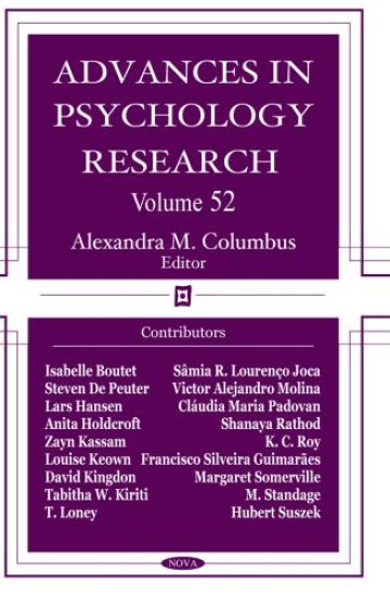 Advances in Psychology Research
