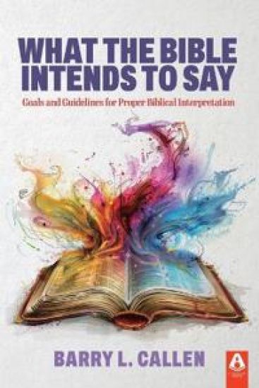 What the Bible Intends to Say