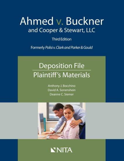Ahmed v. Buckner and Cooper & Stewart, LLC: Deposition File, Plaintiff's Materials
