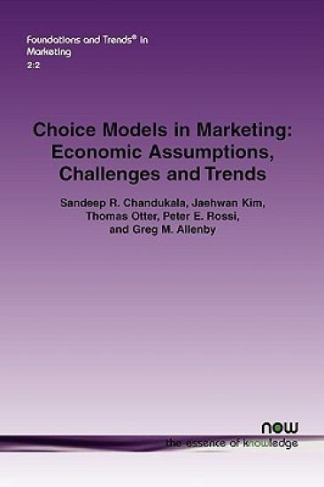Choice Models in Marketing