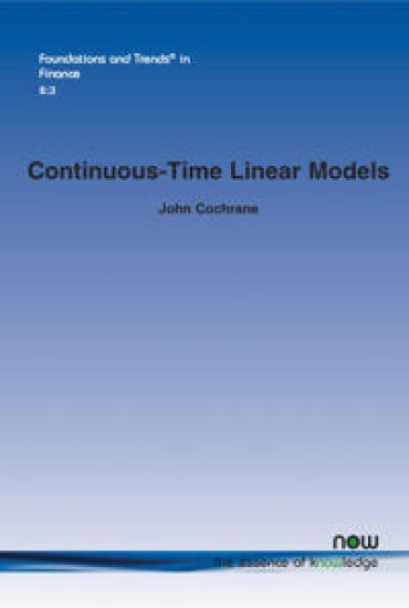 Continuous-Time Linear Models