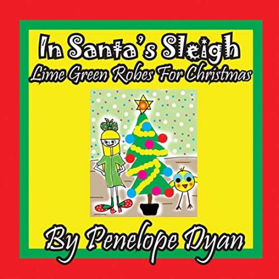 In Santa's Sleigh -- Lime Green Robes for Christmas