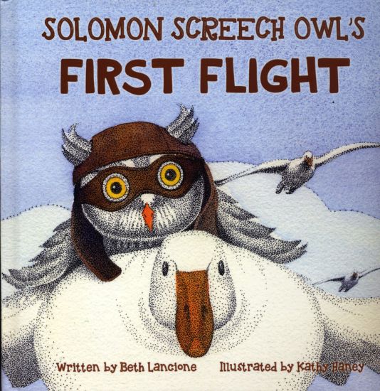 Solomon Screech Owl's First Flight