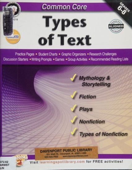 Common Core: Types of Text