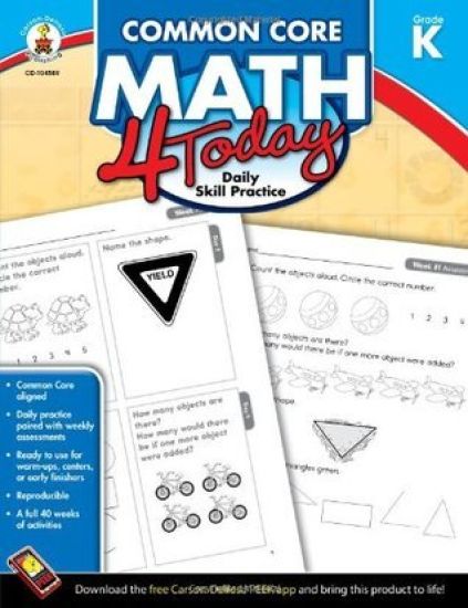 Common Core Math 4 Today, Grade K