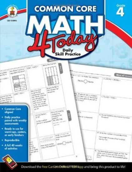 Common Core Math 4 Today, Grade 4: Daily Skill Practice Volume 7