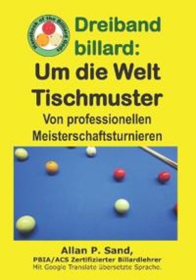 Dreiband billard - Um die Welt Tischmuster