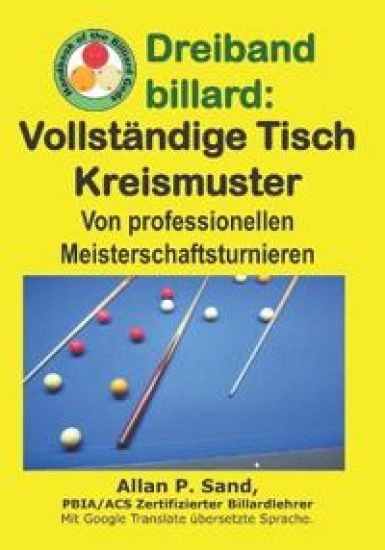 Dreiband billard - Vollständige Tisch Kreismuster