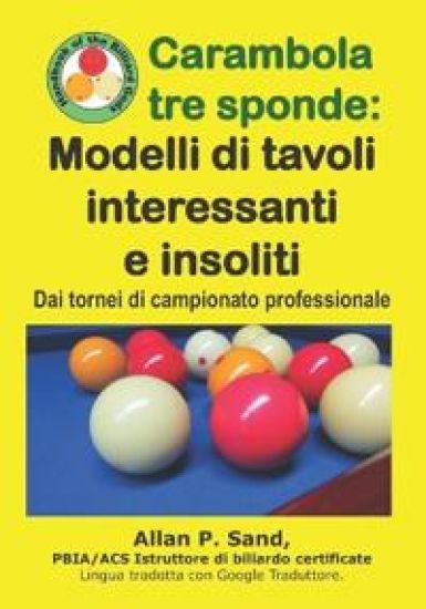 Carambola tre sponde - Modelli di tavoli interessanti e insoliti