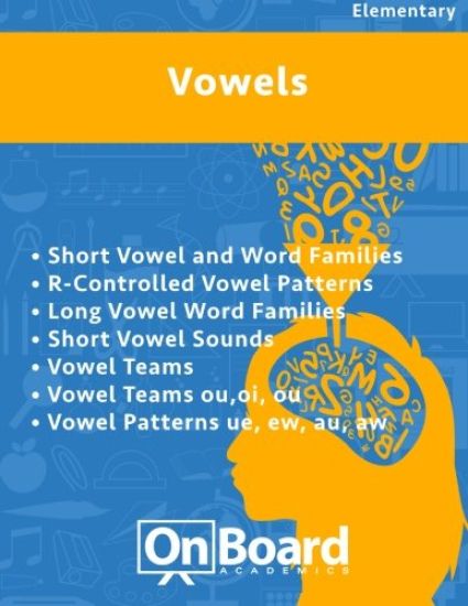 Vowels: R-Controlled Vowel Patterns, Long Vowel Word Families, Short Vowel Sounds, Vowel Teams, Vowel Teams ou, oi, ou, Vowel Patterns ue, ew, au, aw
