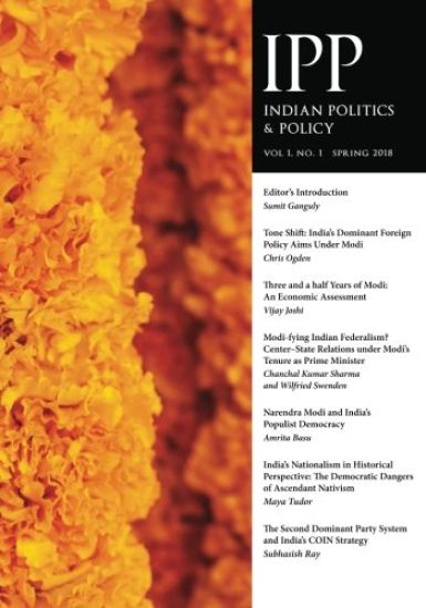 Indian Politics & Policy: Vol. 1, No. 1, Spring 2018