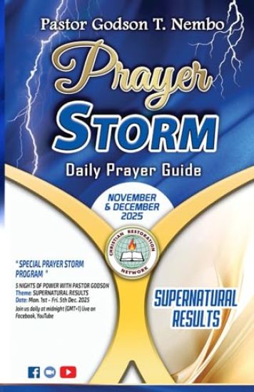 Prayer Storm - November & December 2025