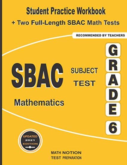 SBAC Subject Test Mathematics Grade 6