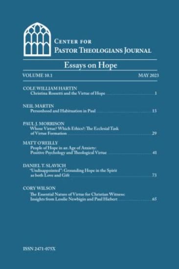 Center for Pastor Theologians Journal Volume 10.1