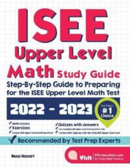 ISEE Upper Level Math Study Guide