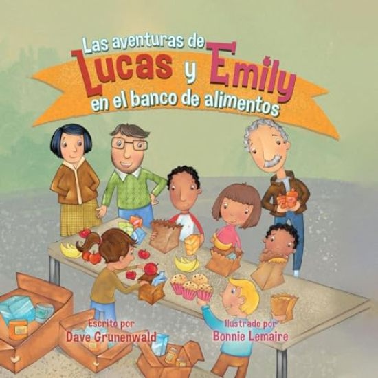 Las aventuras de Lucas y Emily en el banco de alimentos