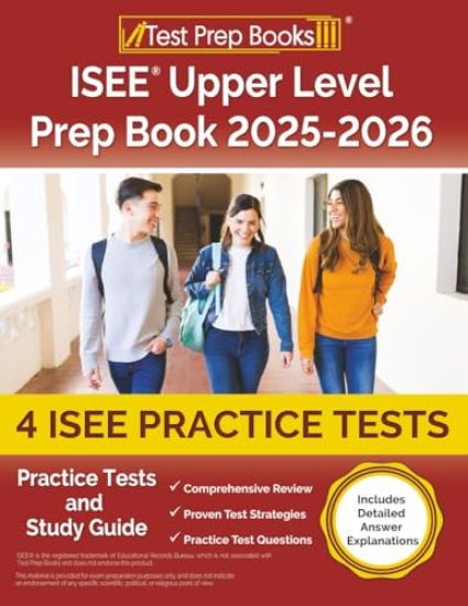 ISEE Upper Level Prep Book 2025-2026