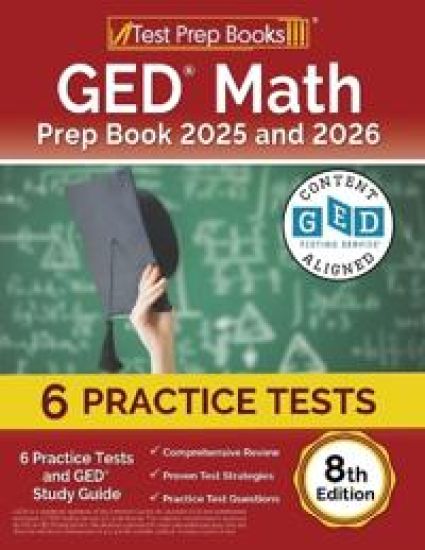 GED Math Prep Book 2025 and 2026