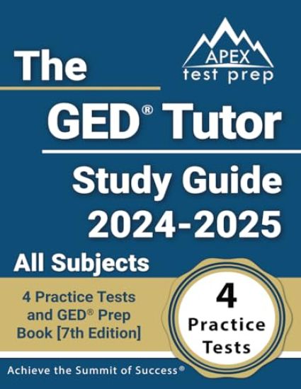 The GED Tutor Study Guide 2025-2026 All Subjects