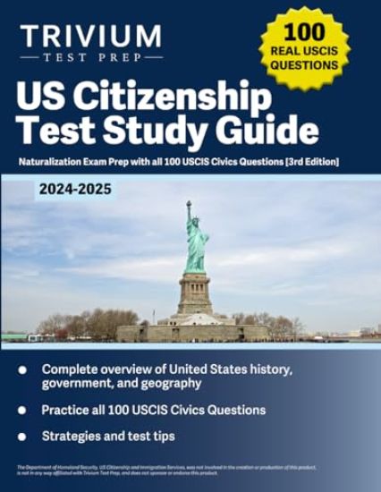 US Citizenship Test Study Guide 2024-2025