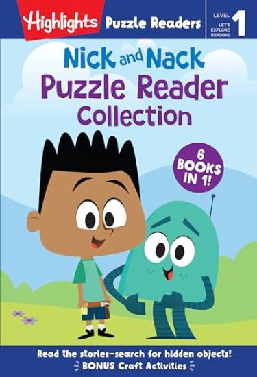 Nick and Nack Puzzle Reader Collection: Level 1 6-In-1 Beginner Story Collection for Kids Learning to Read, Practice New Reading Skills and Sight Word