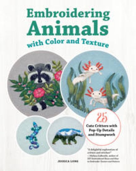 Embroidering Animals with Color and Texture