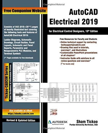 AutoCAD Electrical 2019 for Electrical Control Designers, 10th Edition