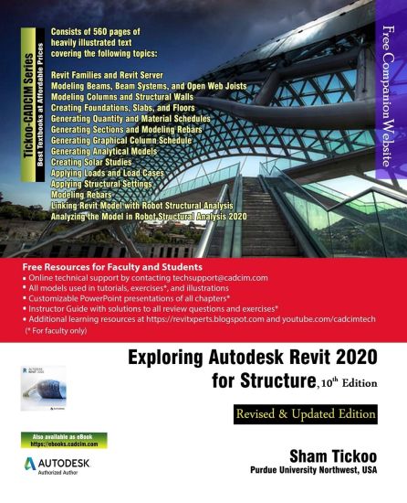 Exploring Autodesk Revit 2020 for Structure, 10th Edition