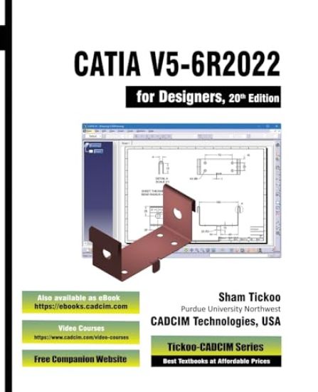 CATIA V5-6R2022 for Designers, 20th Edition