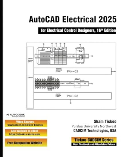 AutoCAD Electrical 2025 for Electrical Control Designers, 16th Edition