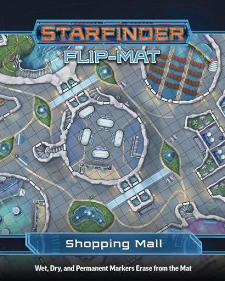 Starfinder Flip-Mat: Shopping Mall