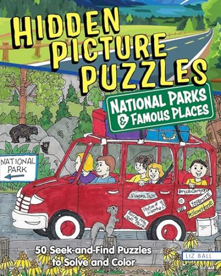 Hidden Picture Puzzles National Parks & Famous Places: 50 Seek-And-Find Puzzles to Solve and Color
