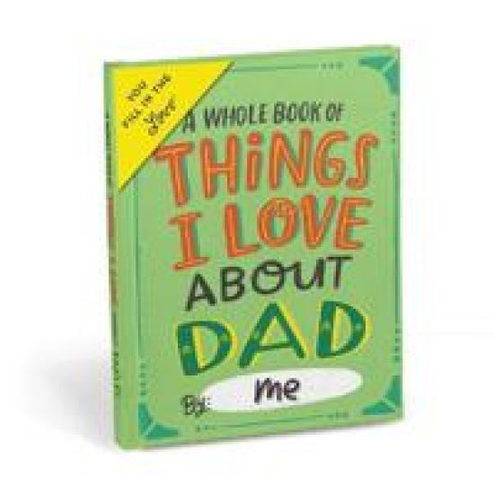 Em & Friends About Dad Book Fill in the Love Fill-in-the-Blank Book & Gift Journal