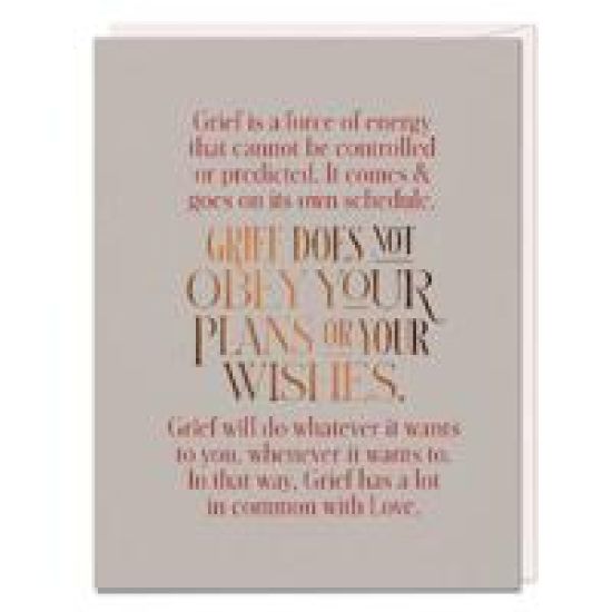 6-Pack Elizabeth Gilbert Grief Does Not Obey Card