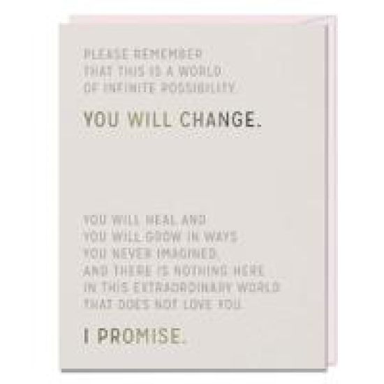6-Pack Elizabeth Gilbert You Will Change Card