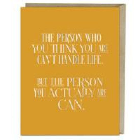6-Pack  Elizabeth Gilbert for Em & Friends The Person You Actually Are Card