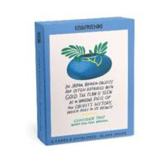 Em & Friends Broken Objects Foil Card, Box of 8 Single Empathy Cards