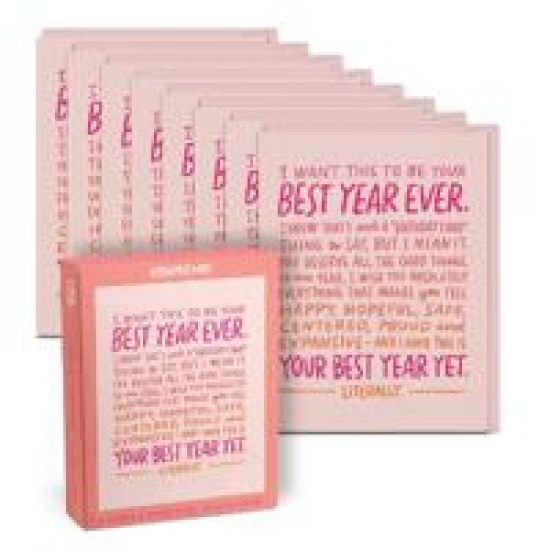 Em & Friends Best Year Yet Birthday Boxed Cards Singles