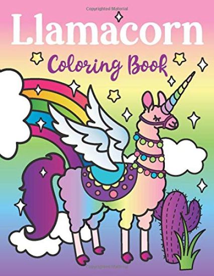 Llamacorn Coloring Book