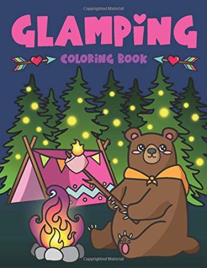 Glamping Coloring Book