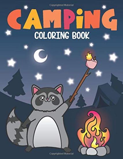Camping Coloring Book