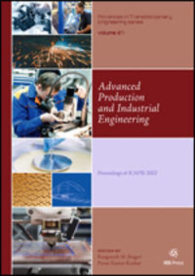 Advanced Production and Industrial Engineering