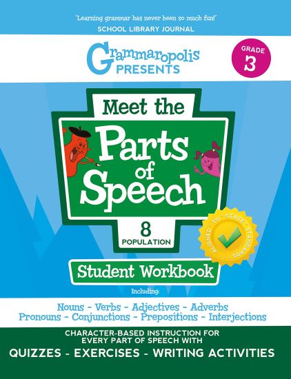 The Parts of Speech Workbook, Grade 3