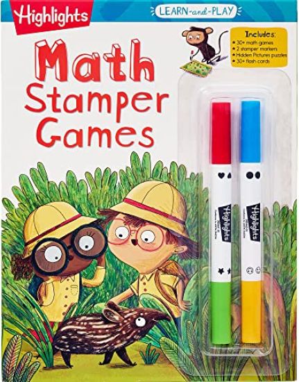 Highlights Learn-And-Play Math Stamper Games