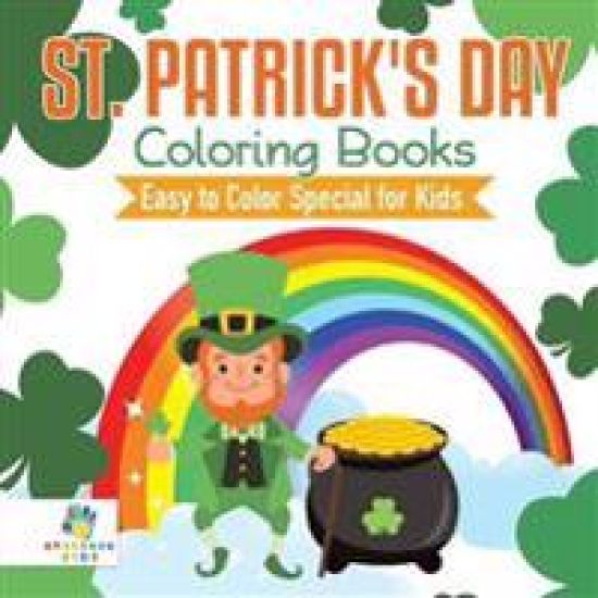 St. Patrick's Day Coloring Books Easy to Color Special for Kids